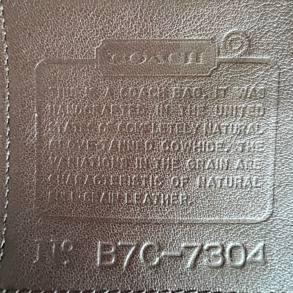 Vintage COACH lunch tote (brown) #7304 - Picture 5 of 5